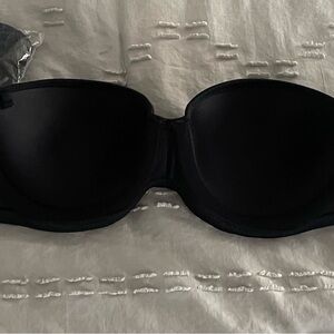 Victoria's Secret Black Bikini Swim Bandeau Top 32B